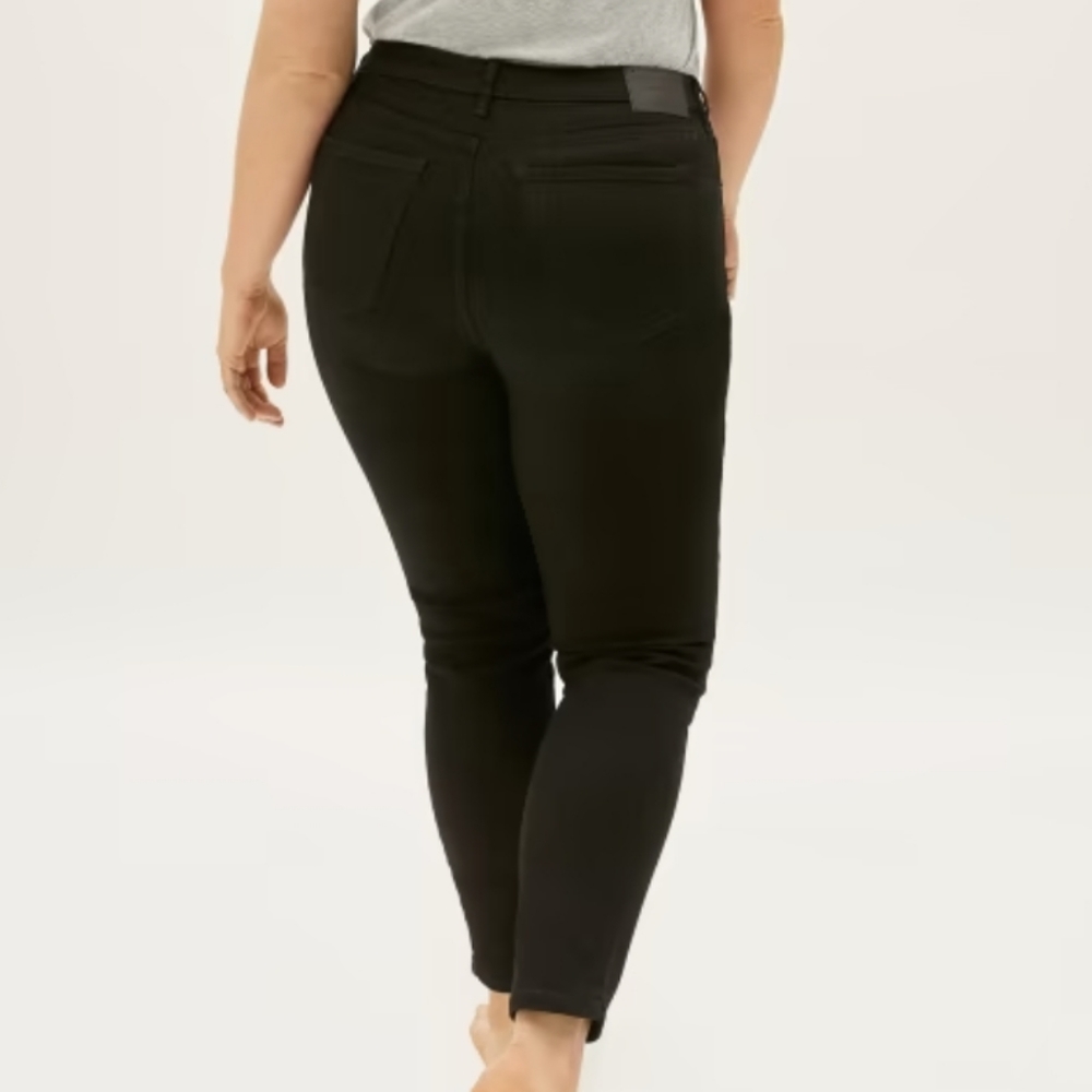 Everlane Black Curvy High Rise Skinny Jeans sz 26 regular - Picture 2 of 6
